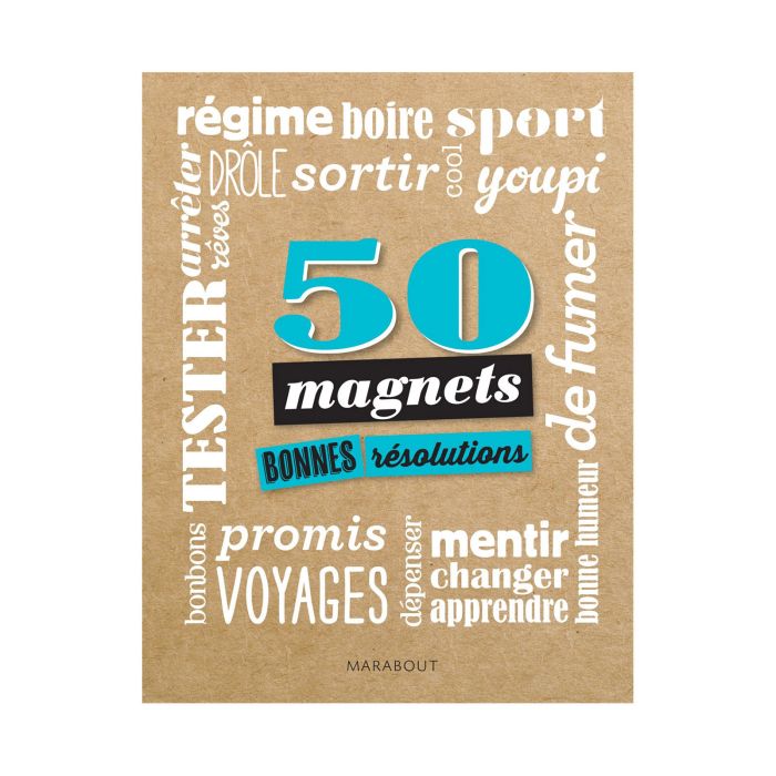 50 MAGNETS BONNES RESOLUTIONS