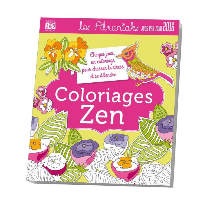 ALMANIAK COLORIAGES ZEN 2016