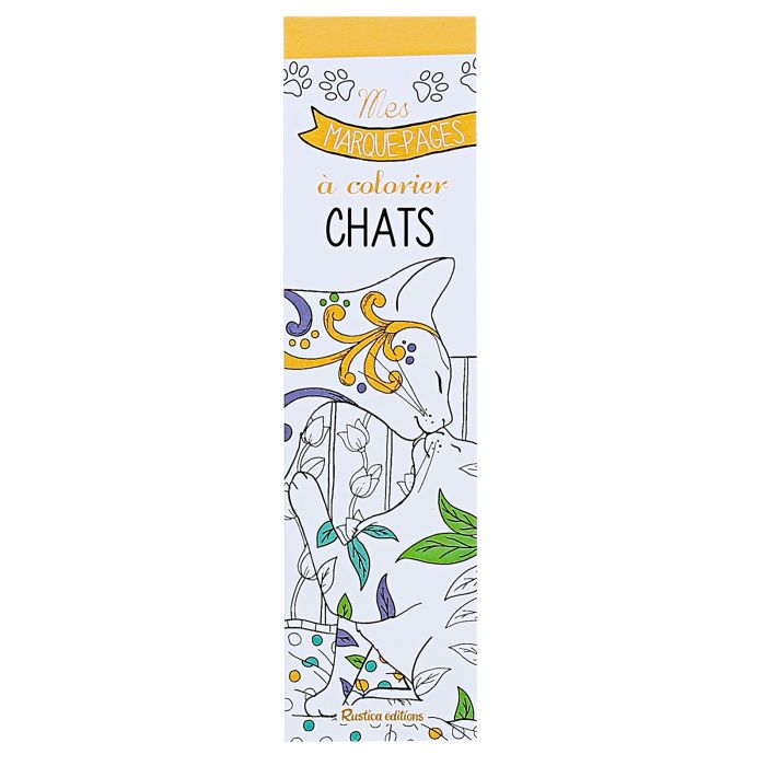 MARQUE PAGES A COLORIER CHATS
