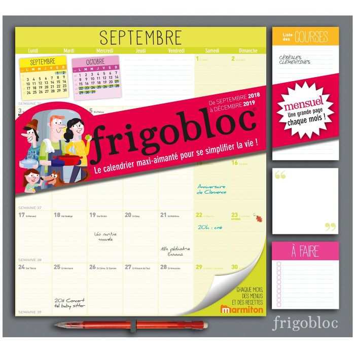 FRIGOBLOC 2019 VERSION MENSUEL