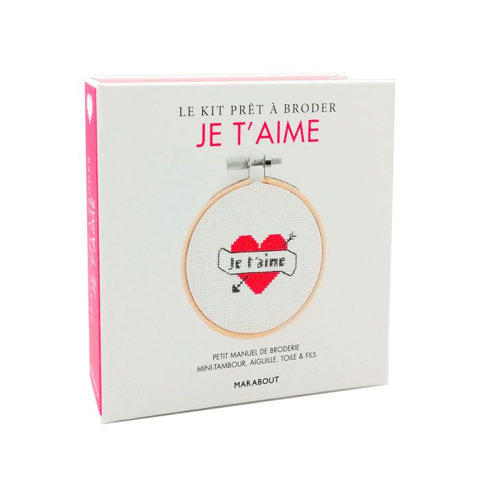 JE T'AIME KIT A BRODER