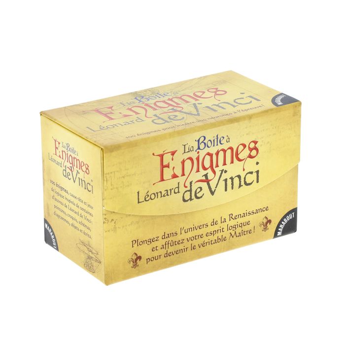 BOITE A ENIGMES LEONARD DE VINCI