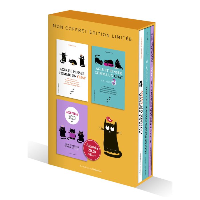 AGIR ET PENSER COMME UN CHAT COFFRET