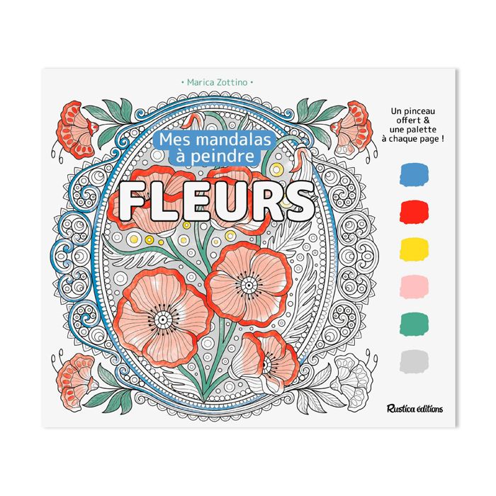 MANDALAS A PEINDRE FLEURS >10251380