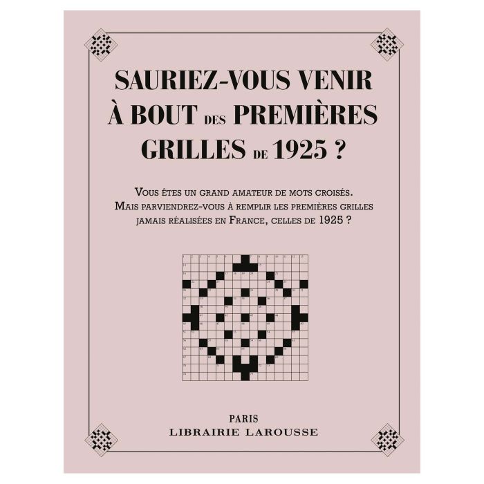 SAURIEZ VENIR BOUT MOTS CROISES>10263600