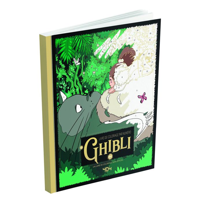 GHIBLI COLORIAGES PAR NUMERO