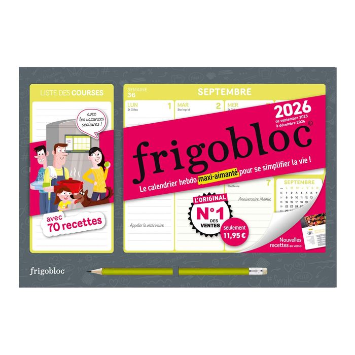 MINI FRIGOBLOC HEBDOMADAIRE 2026