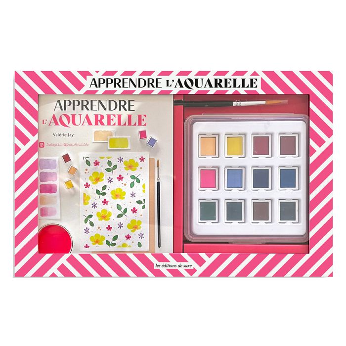 APPRENDRE L AQUARELLE COFFRET <10258530
