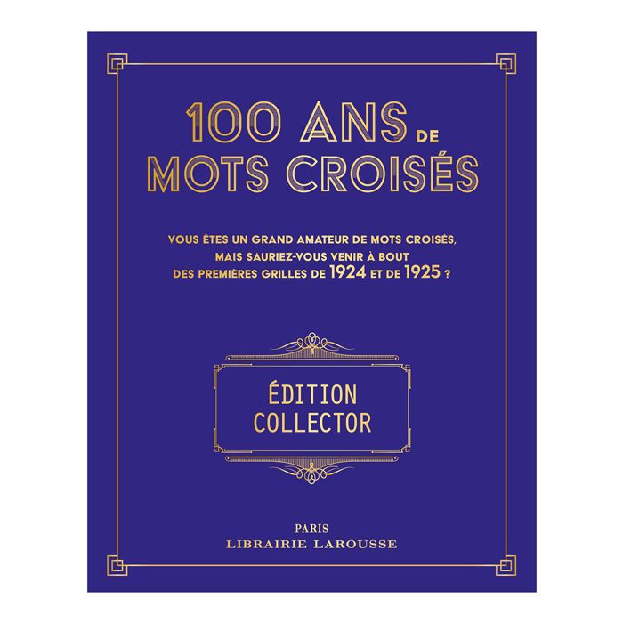 100 ANS MOT CROISE 1925 26 NO R<10252150