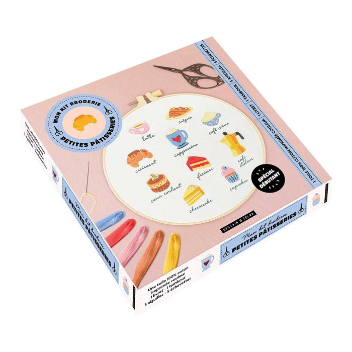 MON KIT BRODERIE PETITES PATISSERIES