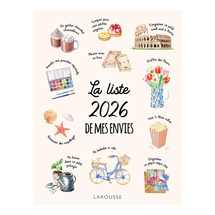 LA LISTE DE MES ENVIES 2026