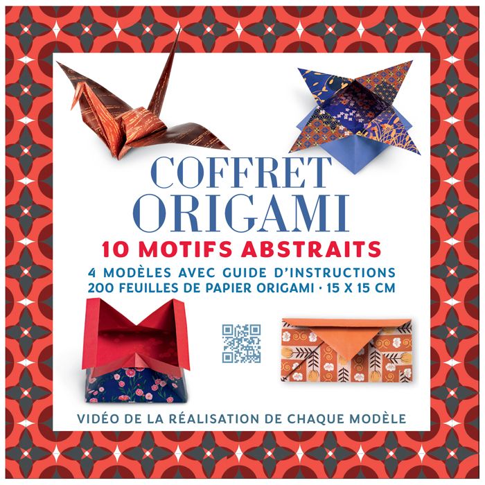 COFFRET ORIGAMI 10 MOTIFS ABSTRAITS