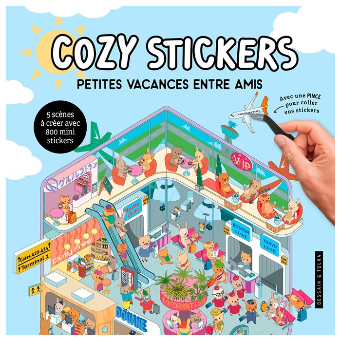 COZY STICKERS PETITE VACANCES AMIS NO RE