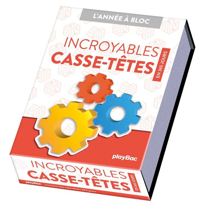 BLOC 365 INCROYABLES CASSE TETES