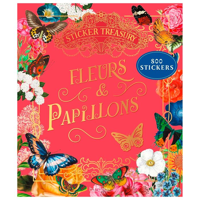 STICKERS TREASURY FLEURS ET PAPILLONS
