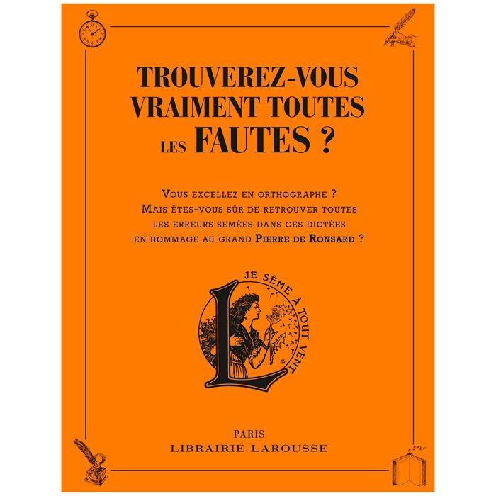 TROUVEREZ VOUS VRAIMENT TOUTES LES FAUTE