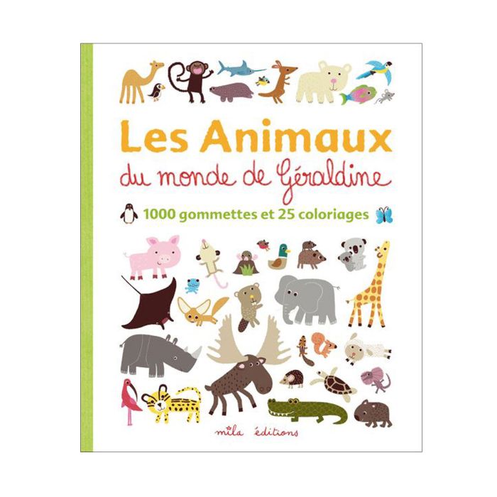 LES ANIMAUX 1000 GOMMETTES