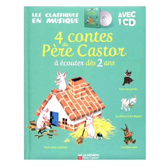 4 CONTES DU PERE CASTOR DES 2 ANS