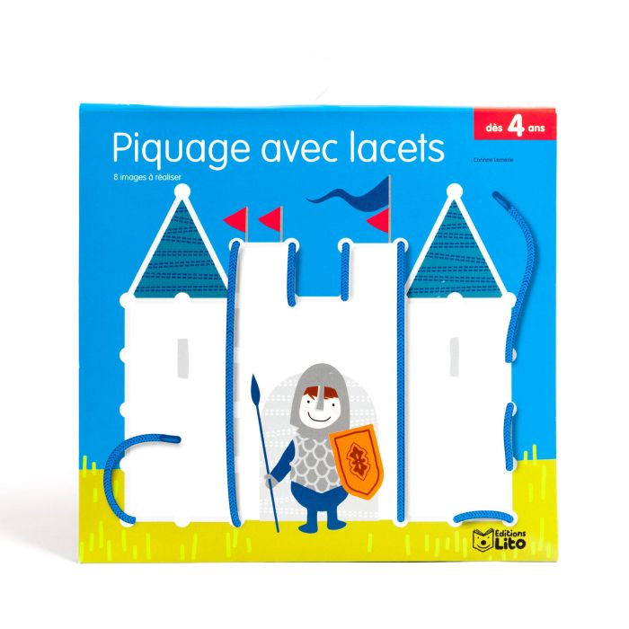 PIQUAGE AVEC LACETS CHEVALIER 4ANS