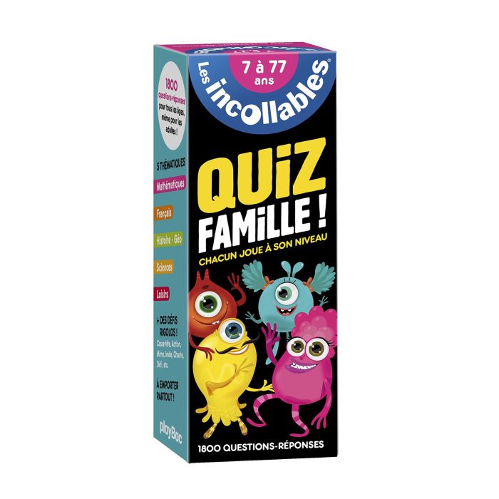 QUIZZ FAMILLE LES INCOLLABLES >11197410