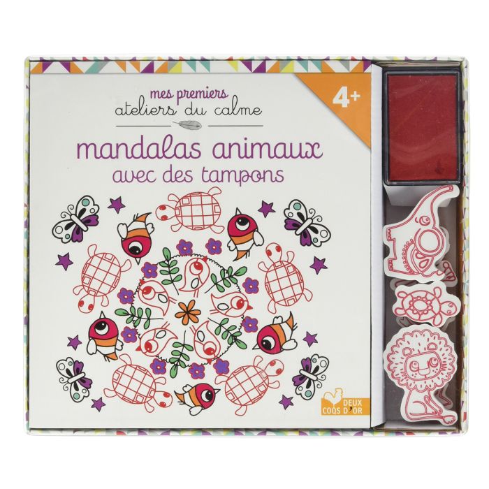 COFFRET MANDALAS ANIMAUX TAMPONS NO RETU