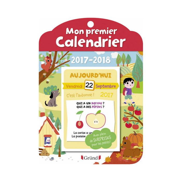 MON PREMIER CALENDRIER 2018 2019