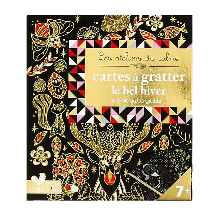 COFFRET CARTES A GRATTER BEL HIVER
