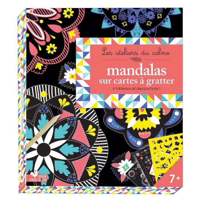 COFFRET MANDALAS A GRATTER