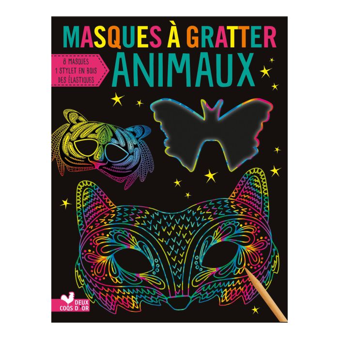 MASQUES A GRATTER ANIMAUX