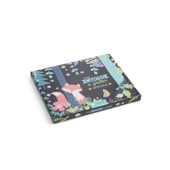 COFFRET CARTES A GRATTER ANIMAUX EXCLUSI