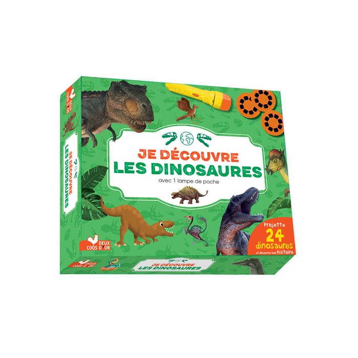 JE DECOUVRE DINOSAURES+LAMPE <11202620