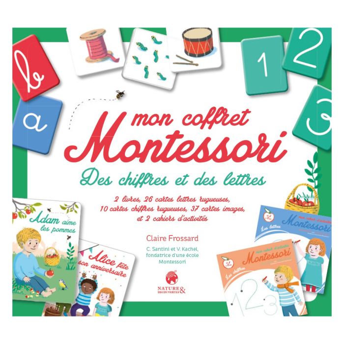 COFFRET MONTESSORI CHIFFR LETTR<11185320