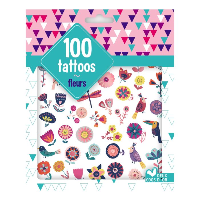 100 TATTOOS FLEURS < 11200170