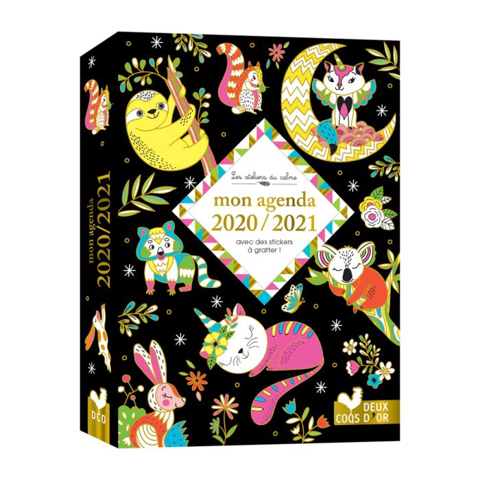 AGENDA A GRATTER ANIMAUX 2020 2021
