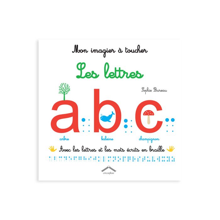 IMAGIER A TOUCHER LES LETTRES BRAILLE