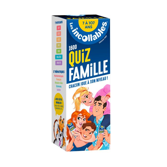 QUIZ FAMILLE LES INCOLLABLES <11197410