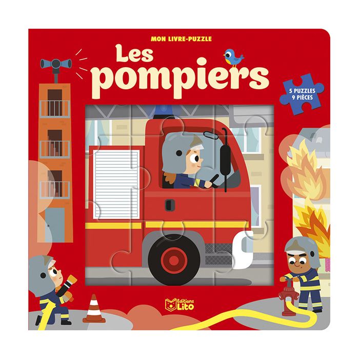 LES POMPIERS LIVRE PUZZLE >11211620