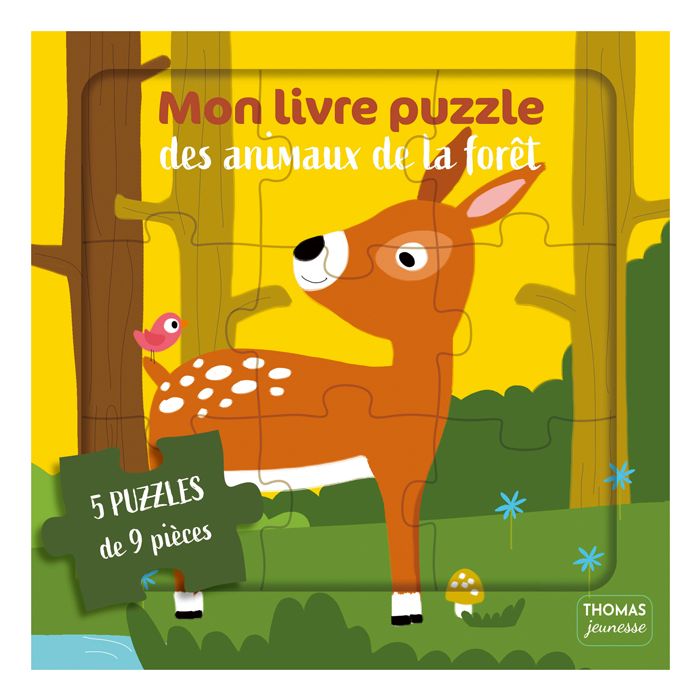 LIVRE PUZZLE ANIMAUX DE FORET <11212430