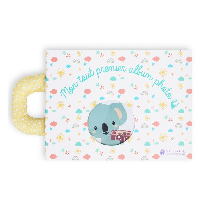 MON 1ER ALBUM PHOTO TISSU JAUNE<11206310