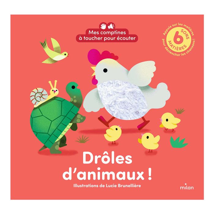 COMPTINES DROLES ANIMAUX TOUCHER ECOUTER