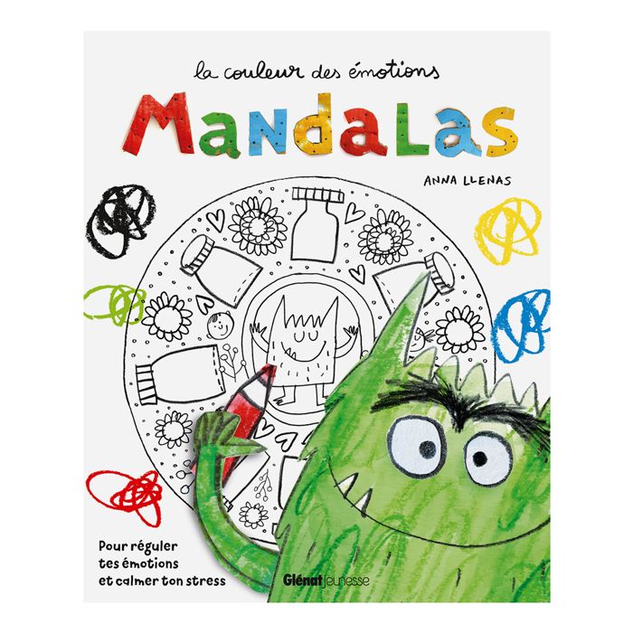 MANDALAS AVEC LE MONSTRE DES COULEURS