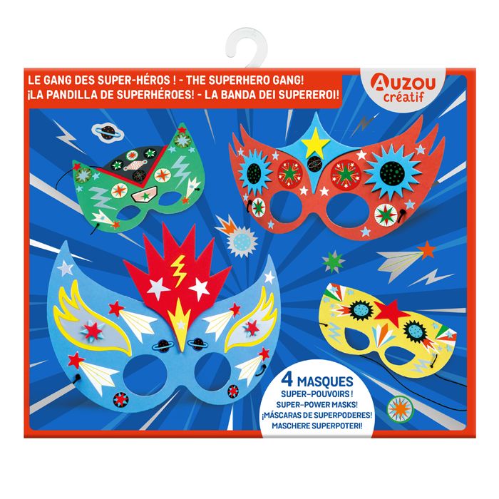 MASQUES A DECORER GANG SUPER HEROS