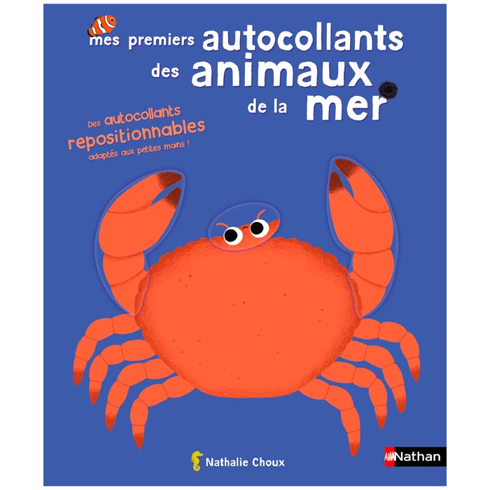 1ERS AUTOCOLLANTS ANIMAUX DE LA MER