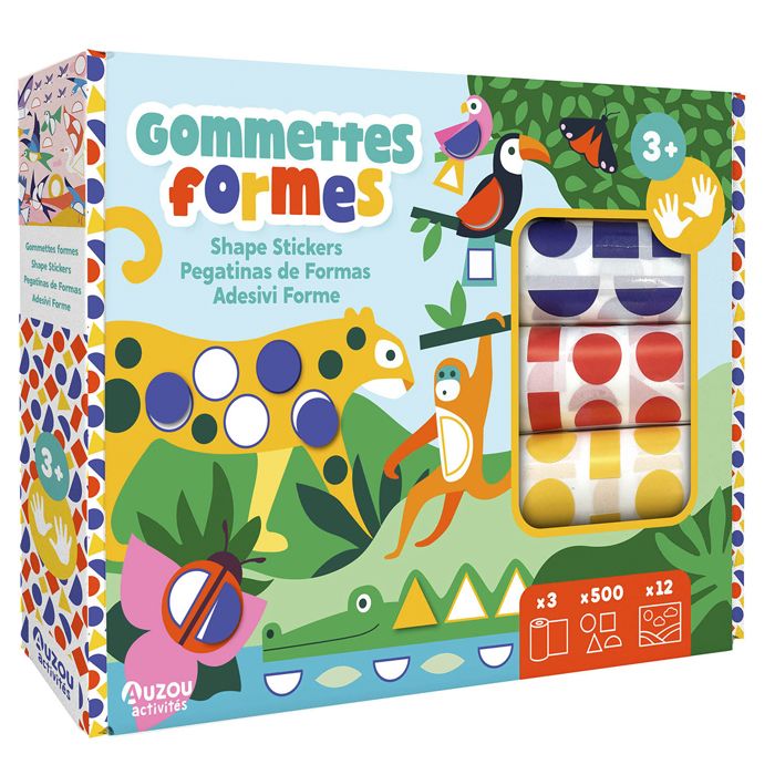 COFFRET ROULEAUX GOMMETTES FORMES