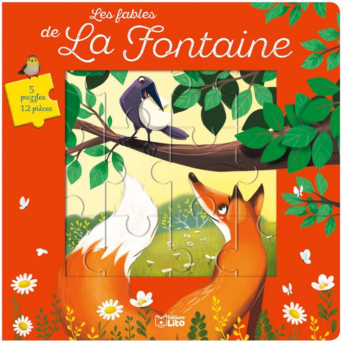 FABLES DE LA FONTAINE PUZZLE 12 PIECES