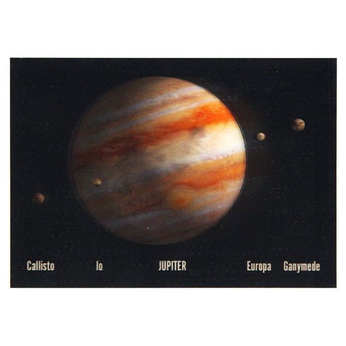 CARTE JUPITER SATELITE
