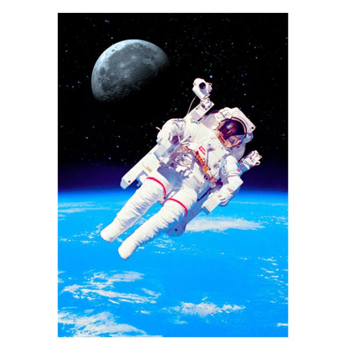 CARTE ASTRONAUTE 14,8X10,5