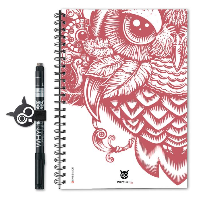 WhyNote Book Eco A5 - Burgundy