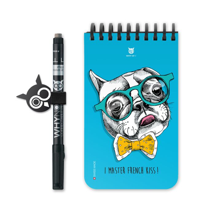 WhyNote Book Pocket French Bulldog