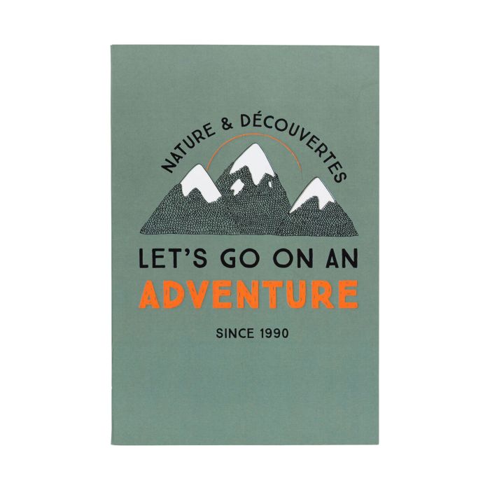 CARNET A5 LET'S GO ON AN ADVENTURE